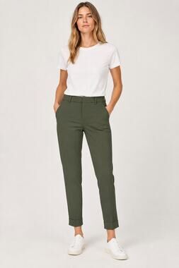 CLOSED Stewart Womens Olive Green Pants 25 Slim Tapered Cropped Cuff Ankle